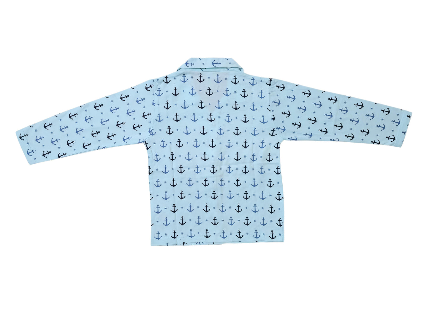 Boutique Girls Boys Pajamas Set Collared Long Sleeve Sleepwear