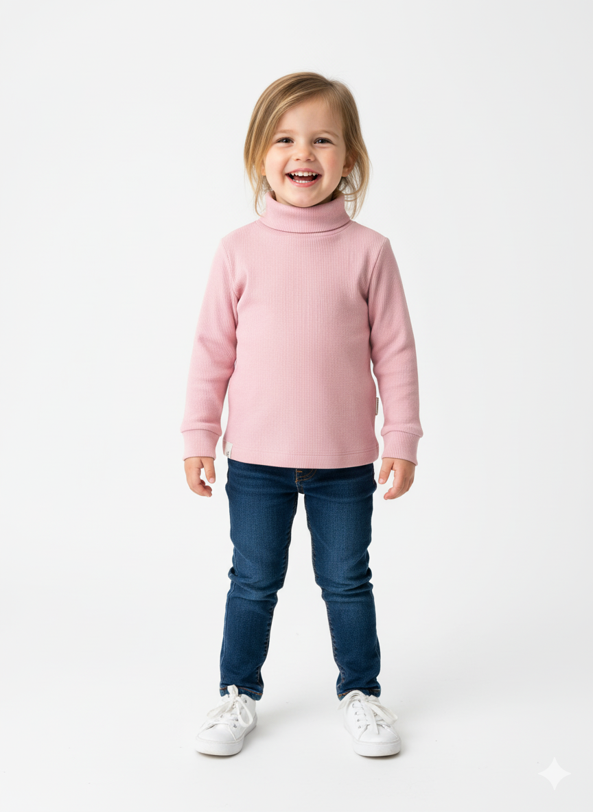 Turtleneck T-shirt